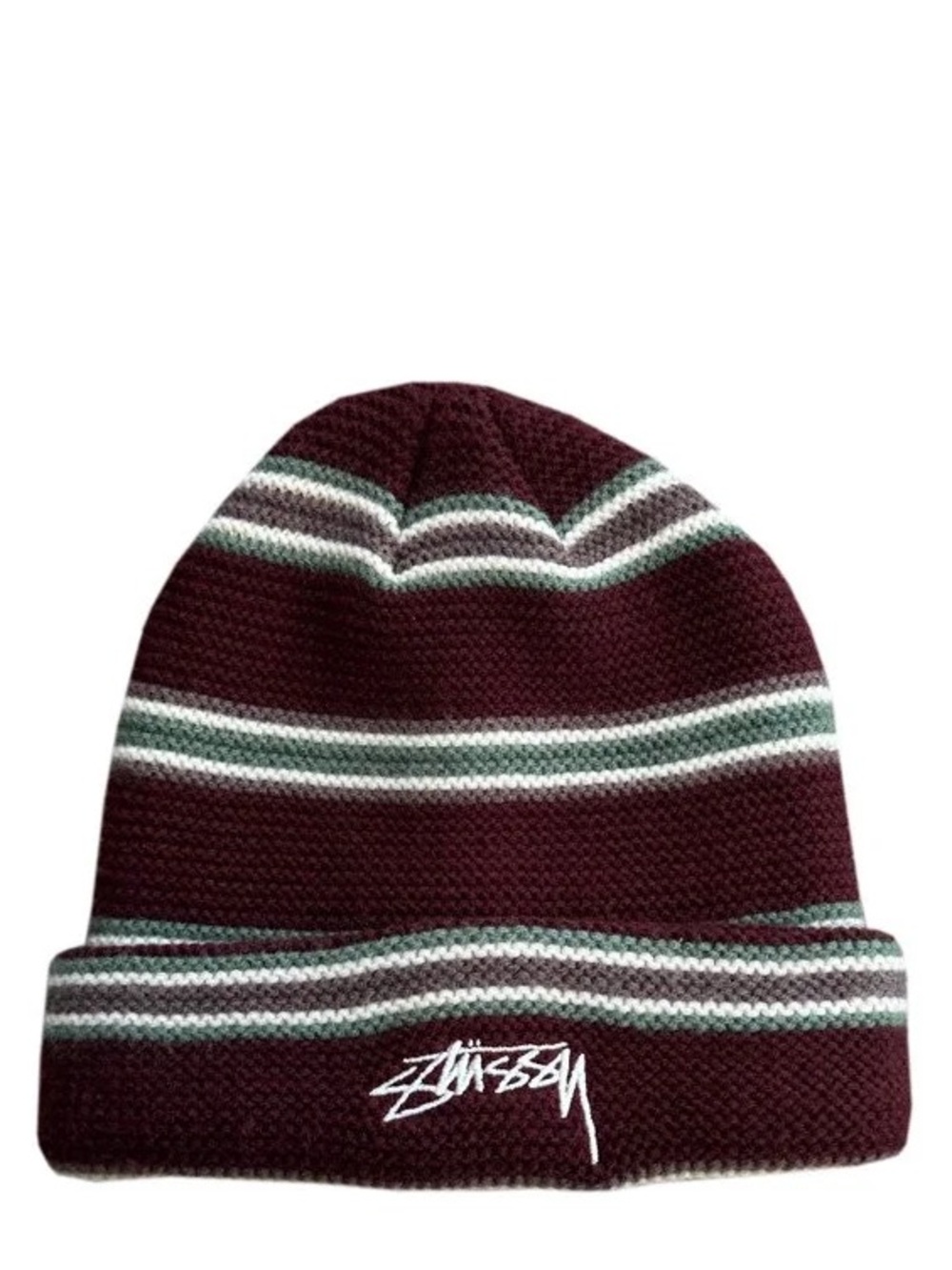Vintage Stussy Striped Beanie
